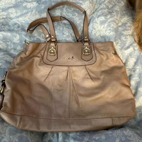 Coach Handbags - Coach Brown Leather Shoulder Bag
